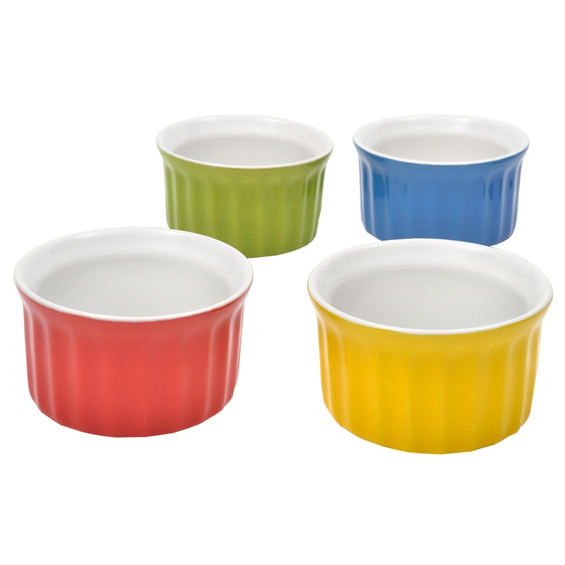 Sara Cucina 4-Piece 8.5cm Coloured Ramekin Set S10634