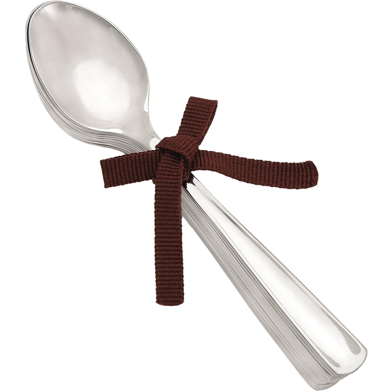 il Piatto Pieno 12-Piece Bow Espresso Spoon Set 45809