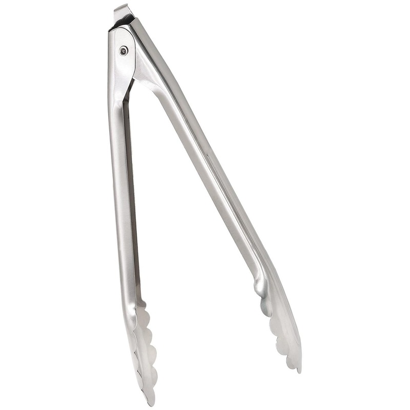 il Piatto Pieno 9in Pull Lock Multi-Use Serving Tongs 4384/A