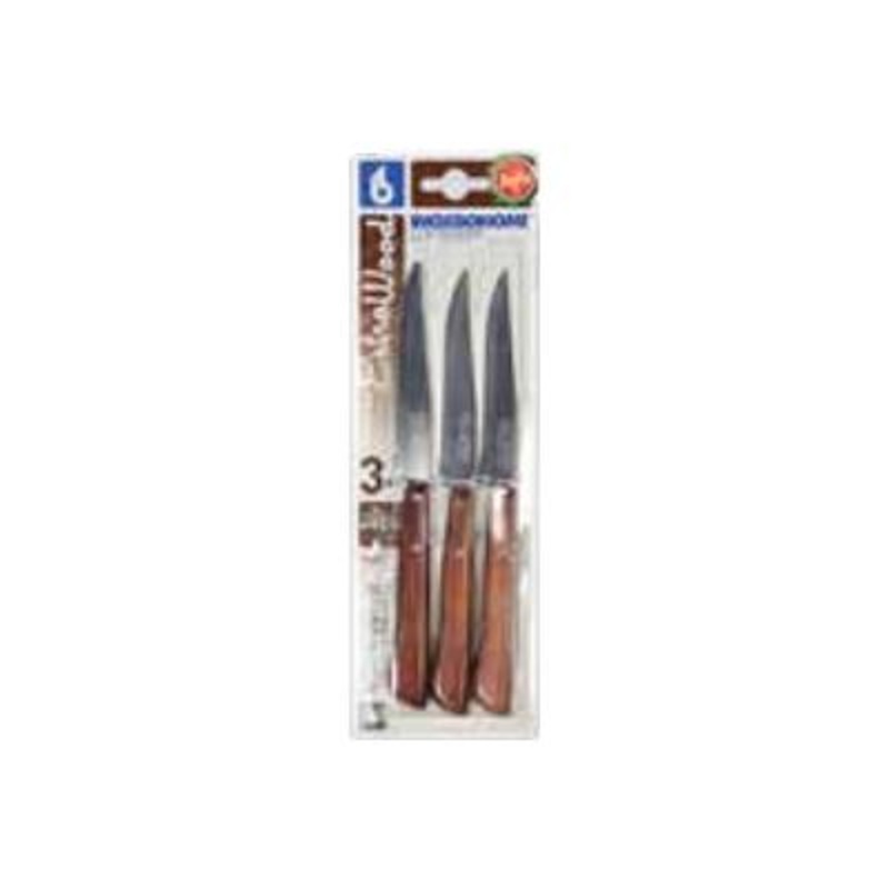 Inoxbonomi Wood Steak Knife Set 40503