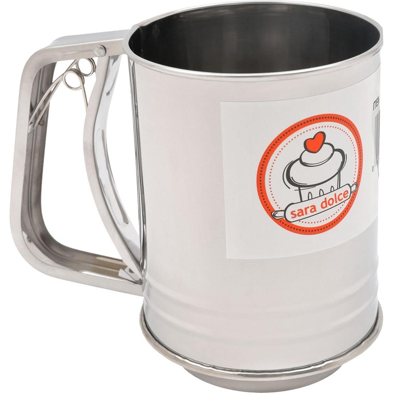 Sara Cucina 3-Cup Flour Trigger Sifter 46533
