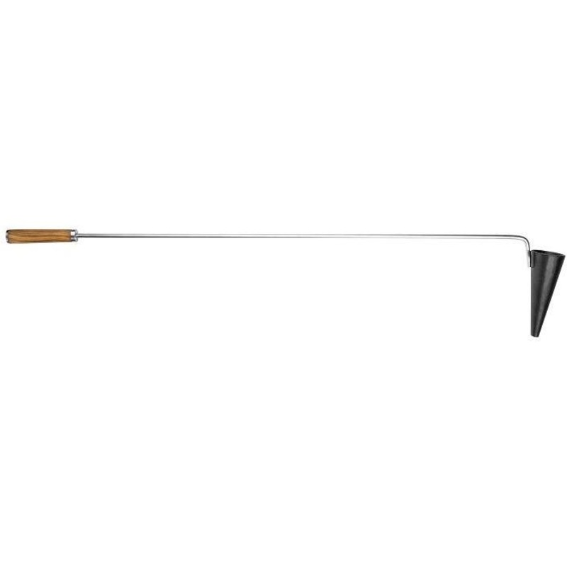 Forged 100cm Cast Iron Flambadou with Olive Wood Handle OLFlambadou