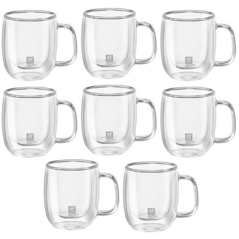 Zwilling Sorrento Plus 8-Piece Espresso Mug Set 39500-128