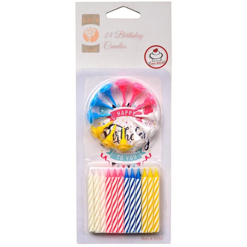 Sara Moka Birthday Candles 5058