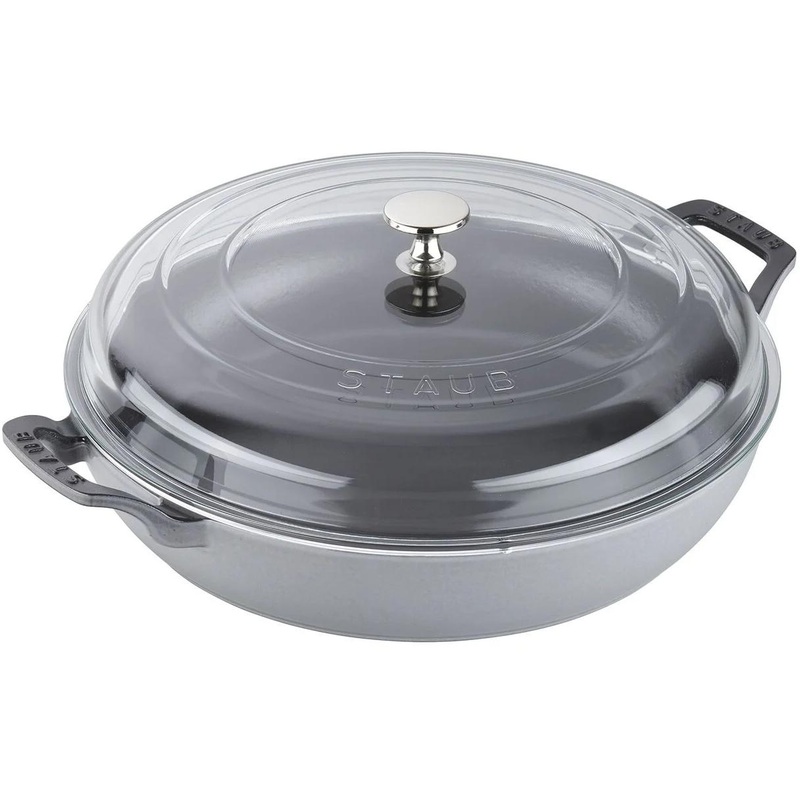 Staub 3.5L Cast Iron Round Heritage Braiser/Saut Pan 40501-984