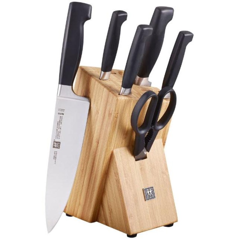 Zwilling Four Star 7-Piece Knife Block Set 1018646