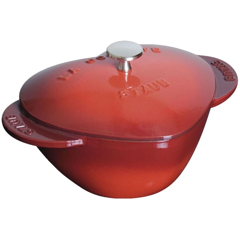 Staub 1.75L Cast Iron Heart Cocotte 1004187