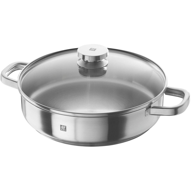 Zwilling Joy 4.25l Round Double Handled Saute Pan With Lid 64057-282