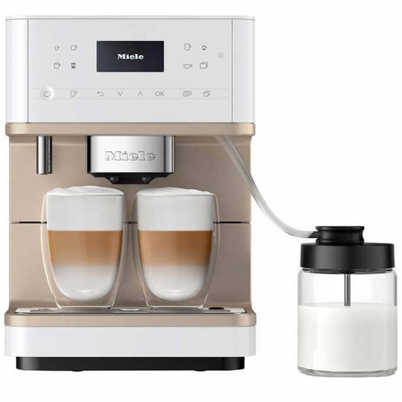 Miele CM 6360 MilkPerfection Coffee Machine - White Lotus 29636009CDN
