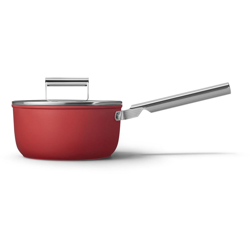 Smeg 20cm Non-Stick Saucepan CKFS2011RDM