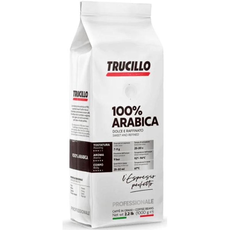 Trucillo 100% Arabica Espresso Beans - 1kg T01-ARAB1000