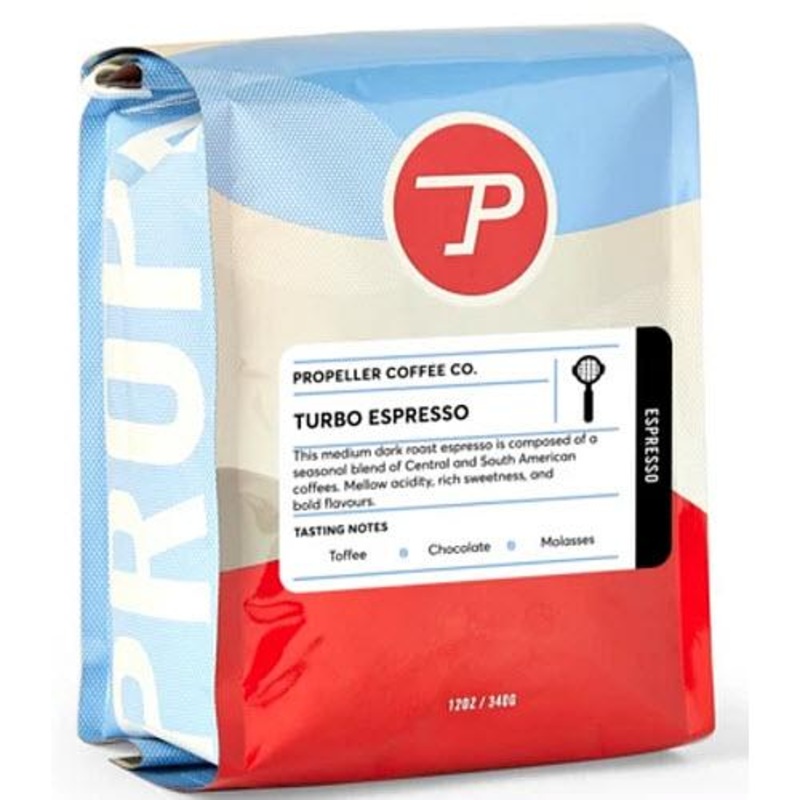 Propeller Coffee 12oz Turbo Espresso Coffee Beans COF-TUR-12