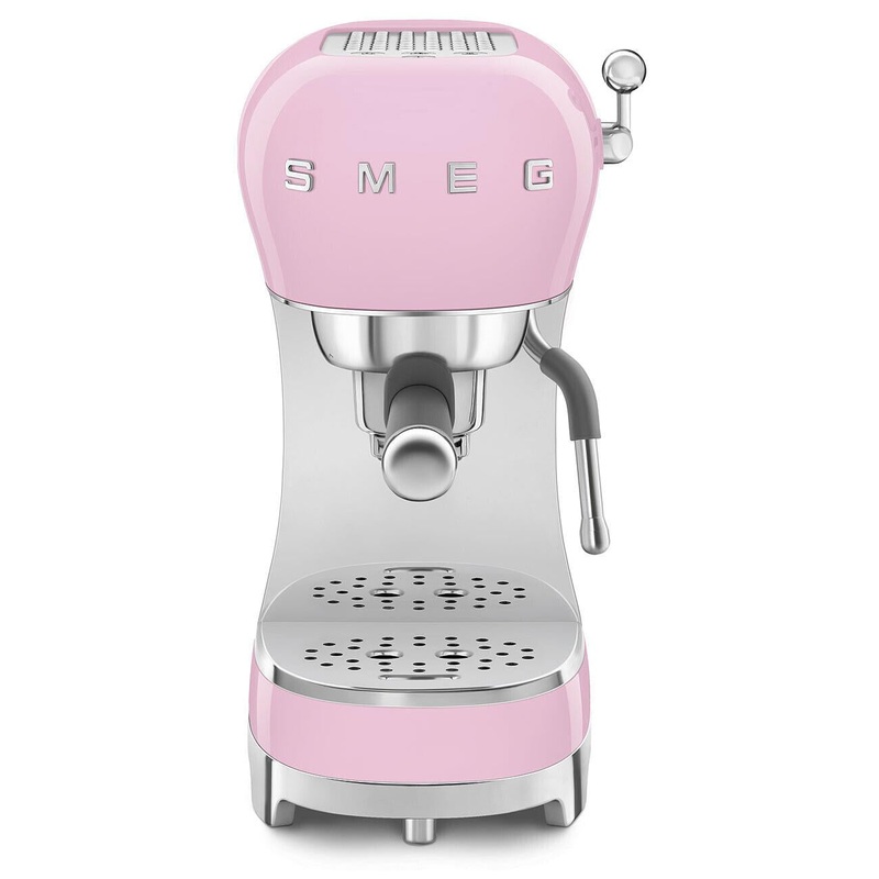 Smeg Retro-Style Manual Espresso Coffee Machine ECF02PKUS