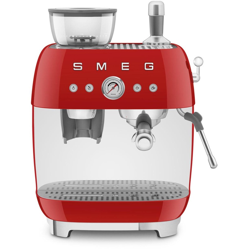 Smeg Retro-Style Manual Espresso Coffee Machine EGF03RDUS