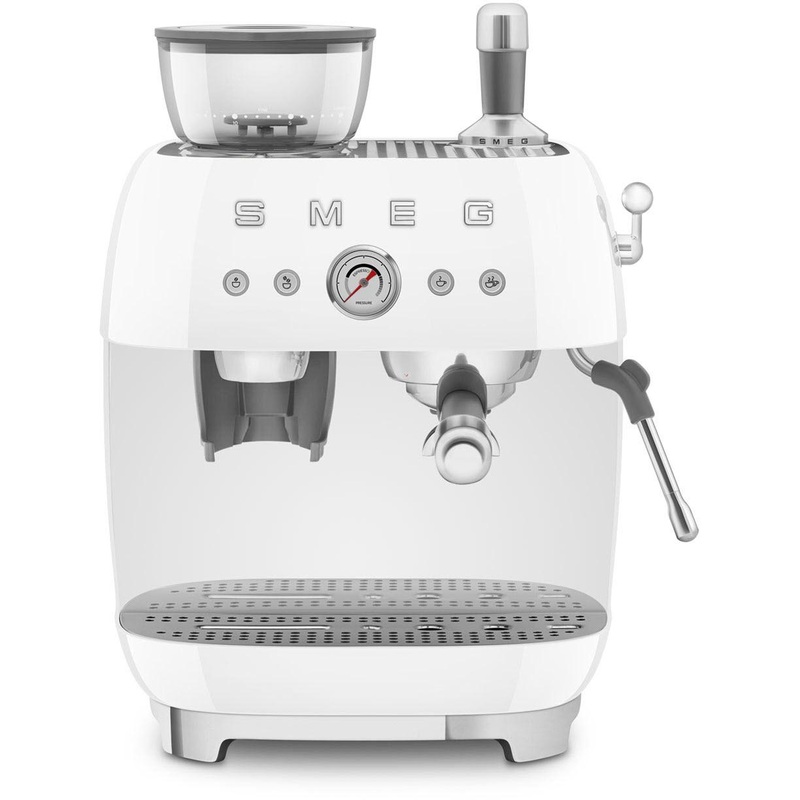 Smeg Retro-Style Manual Espresso Coffee Machine EGF03WHUS