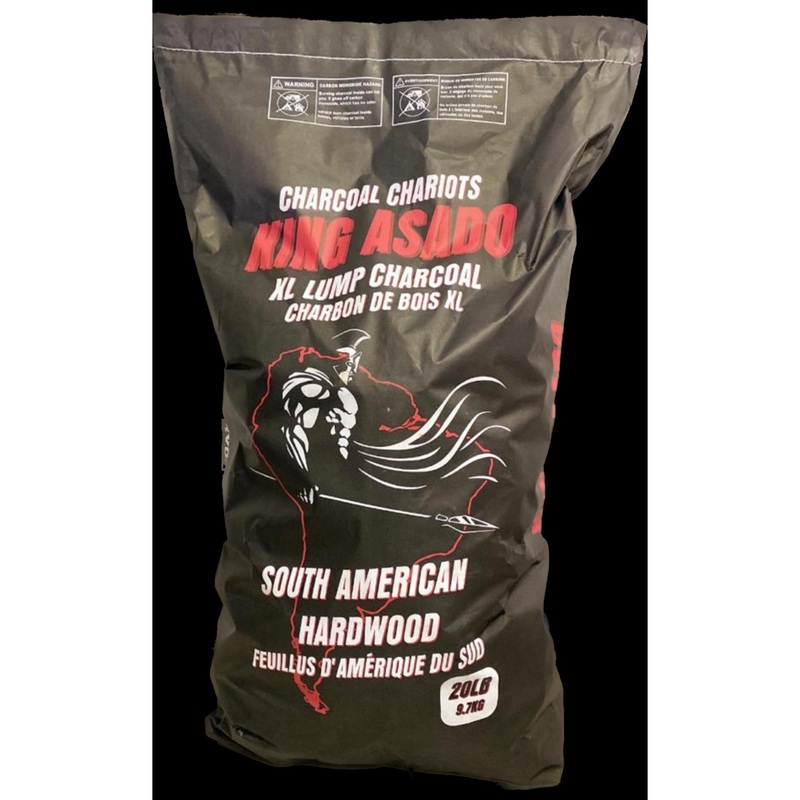 Charcoal Chariots King Asado - Hardwood XL Lump Charcoal King Asado - 20LB