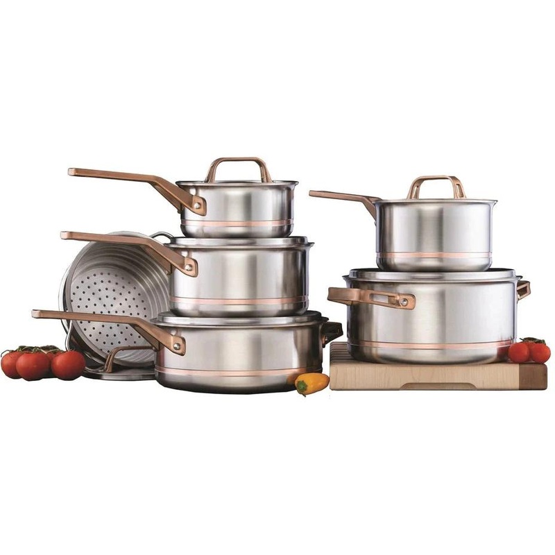 Meyer CopperClad 12-Piece Cookware Set 3901-12-00