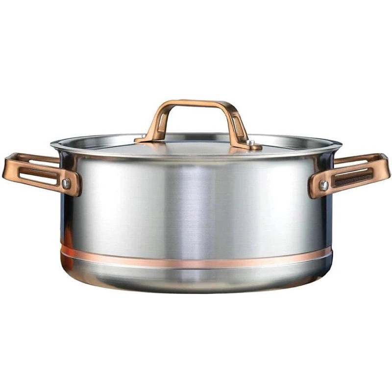 Meyer CopperClad 5.1 L Dutch Oven with Lid 3907-24-51