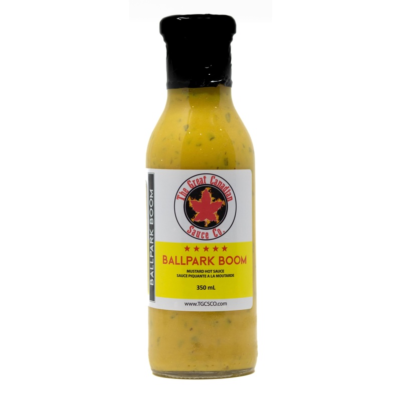 The Great Canadian Sauce Co. Ballpark Boom Habenero Mustard Sauce BALLPARKBOOM