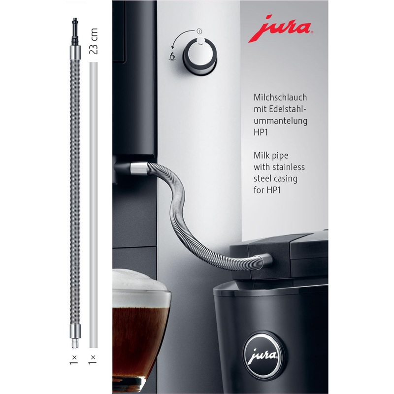Jura Milk Pipe with Stainless Steel Casing JU24112