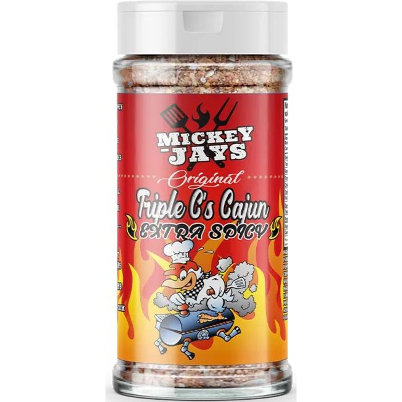 Mickey Jays Triple C's Cajun Extra Hot Seasoning MJTTCXHSM