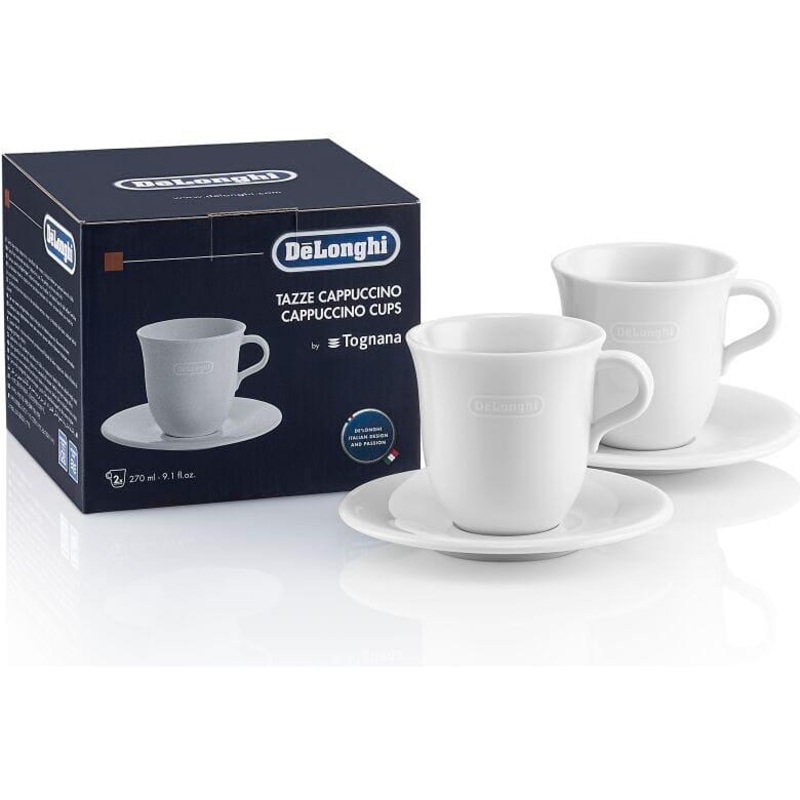 Delonghi Porcelain Cappuccino Cups DLSC309