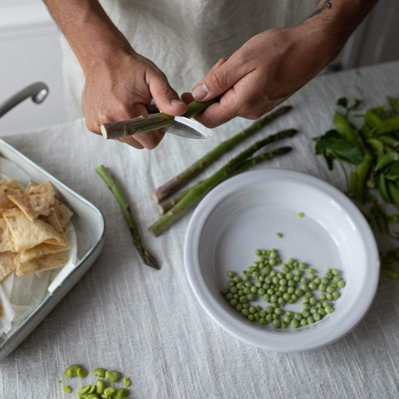 Assiette creuse en cramique - Blanc
