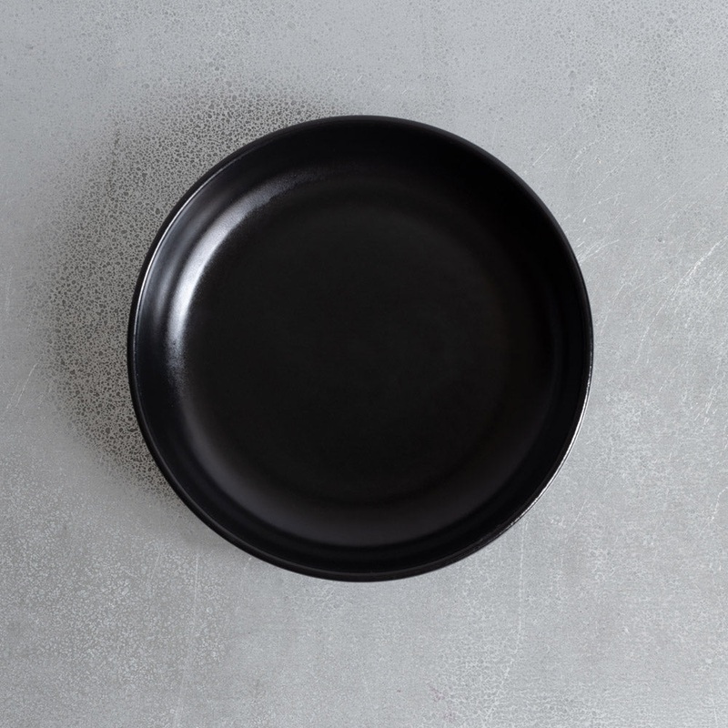 Assiette creuse en grs fin - Rglisse