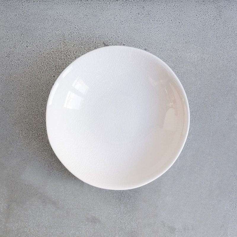 Assiette creuse Maguelone - Craie