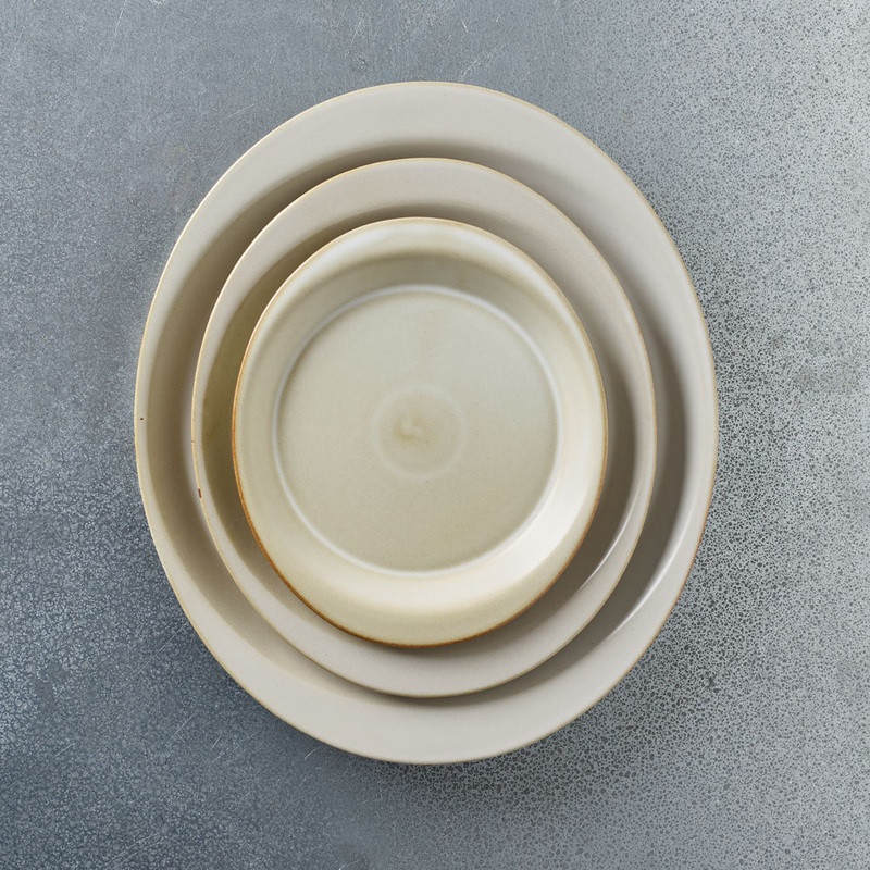 Assiette Duetto - Blanc