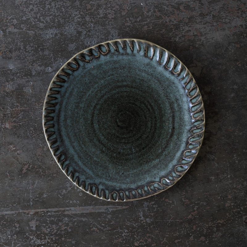 Assiette plate Dashi - Charbon