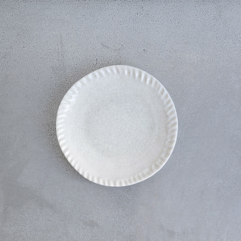Assiette plate Dashi - Quartz Craquel