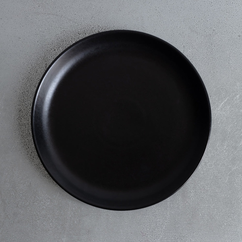 Assiette plate en grs fin - Rglisse