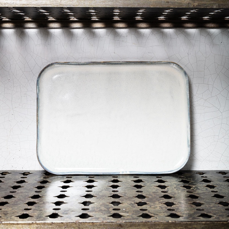 Assiette plate en grs n1 - Mastic