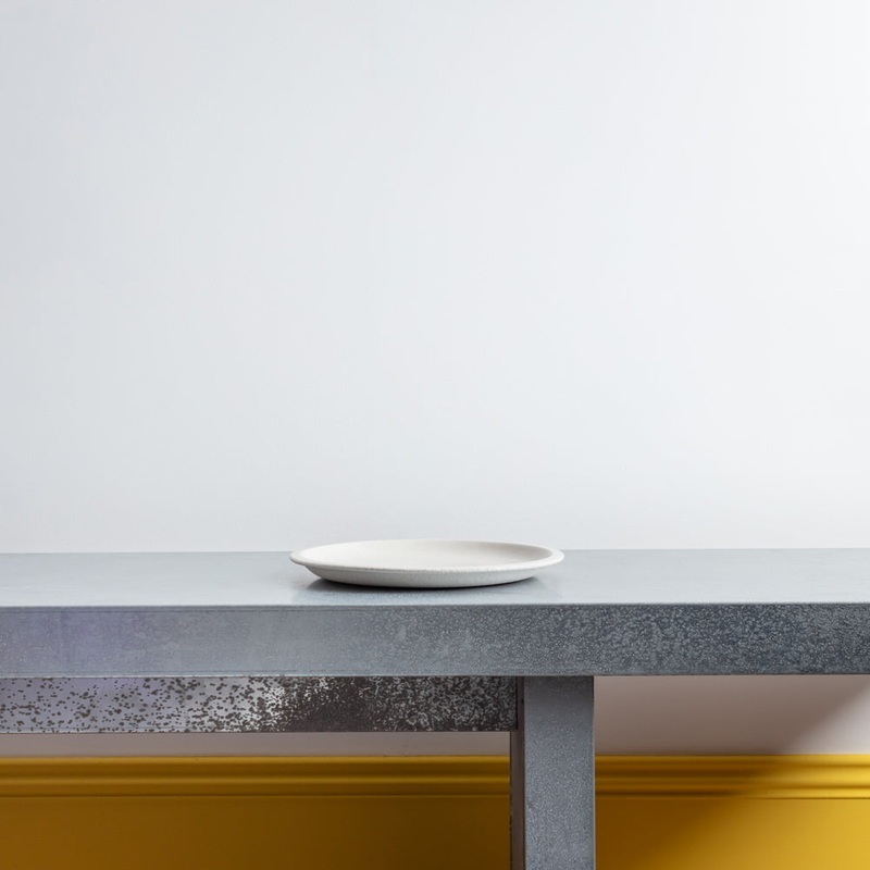 Assiette plate Rfectoire - Sable Brillant