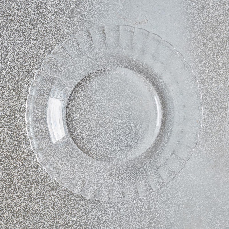 Assiette transparente Picardie
