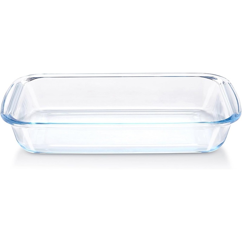 BLACKSTONE Rectangular Borosilicate Oven Glass Tray/Roaster 2.9 Liter, 39.5cm*23.7cm*5cm