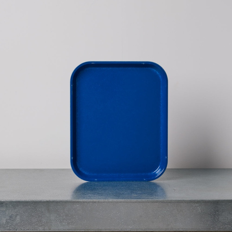 Plateau en fibre de verre - Bleu Amazone