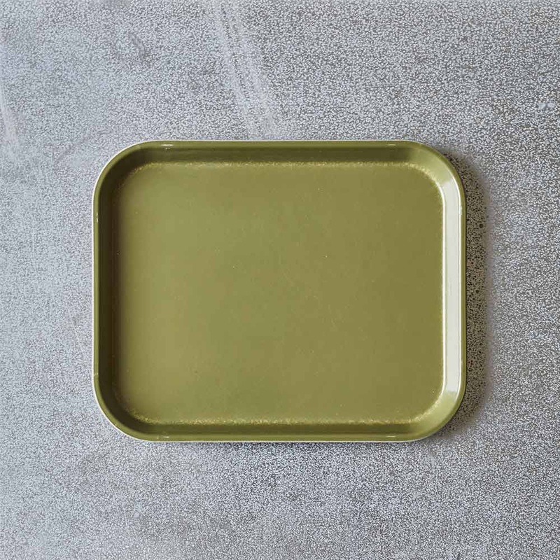 Plateau en fibre de verre - Vert Olive