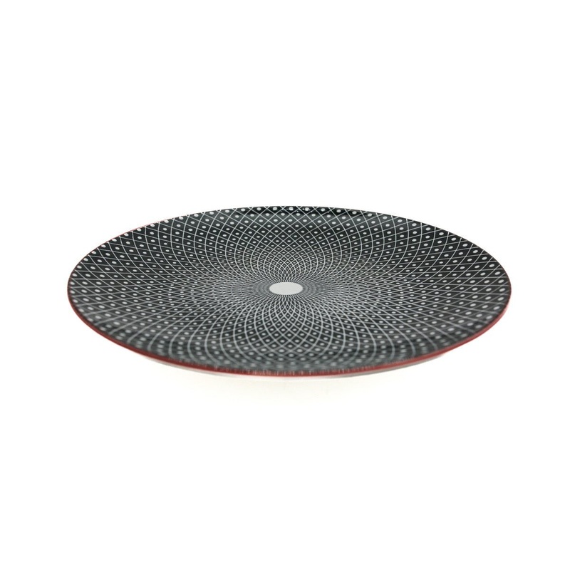 AKDC-Ceramic Plate 22Cm Black