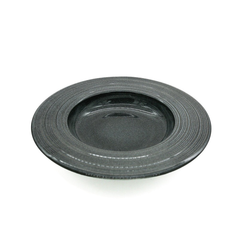 AKDC-Ceramic Plate 24.8cm Black
