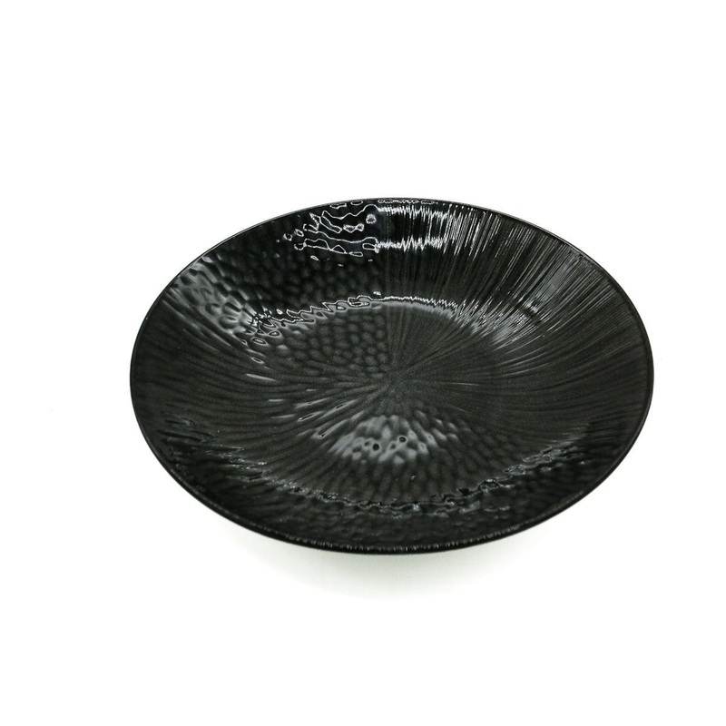 AKDC-Ceramic Soup Plate 25.4cm Black