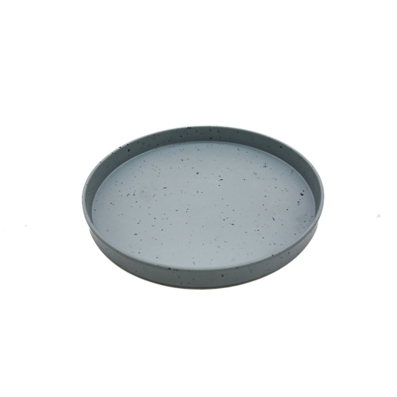 AKDC-Melamine Plate Med 20.3cm Grey