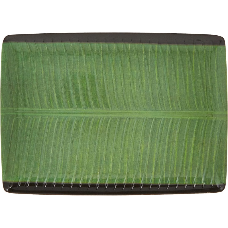 Harmony J136 Melamine Horeca Banana Leaf Medium Plate Green