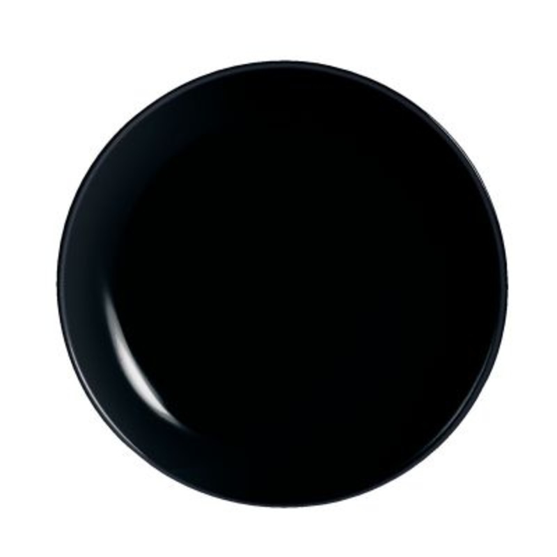 Luminarc Porcelain Black Diwali Plate 19Cm Made In France
