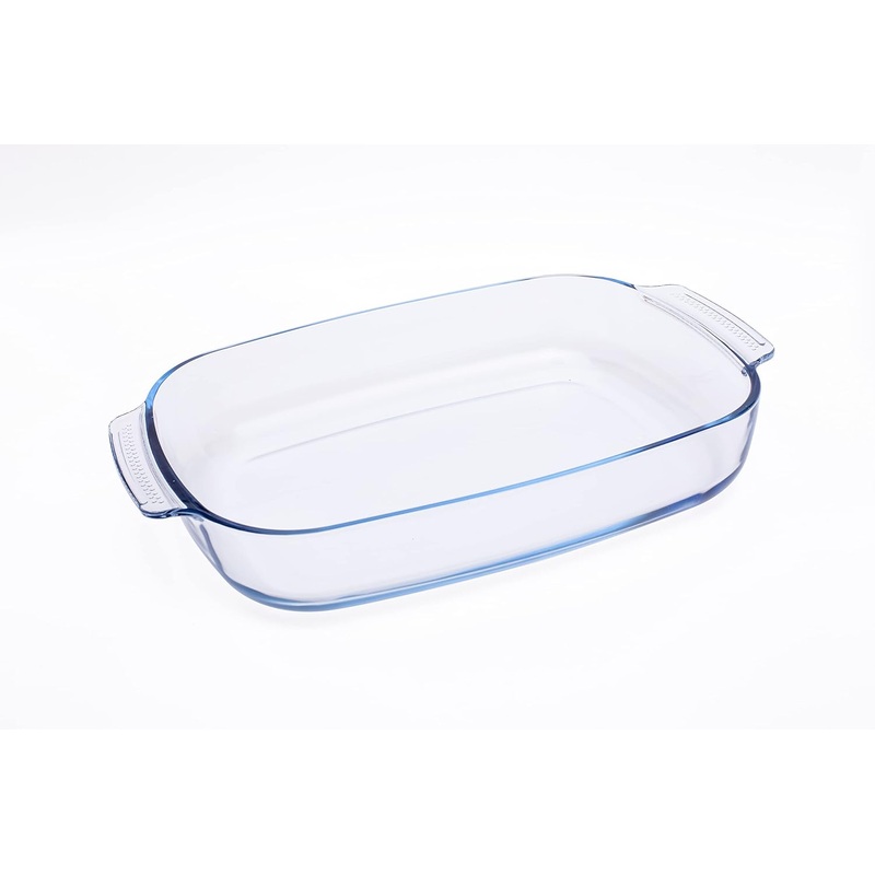 NAUTILUS Rectangular Borosilicate Glass Baking Tray/Roaster 2 Liter, 302mm*197mm*58mm, RNGT-10544
