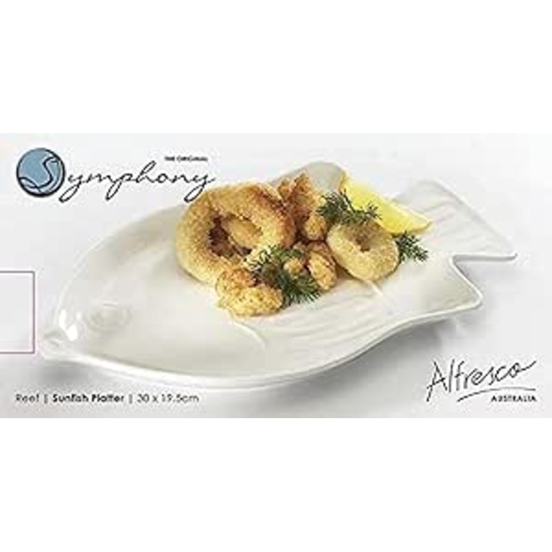 Symphony Reef Sun Fish Platter 30 X 19.5 X 2.2cm