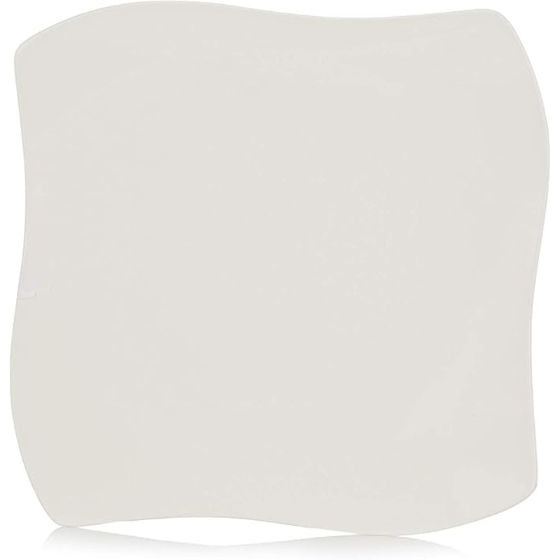 Symphony Wave Plate, 24 X 2.5 Cm - White