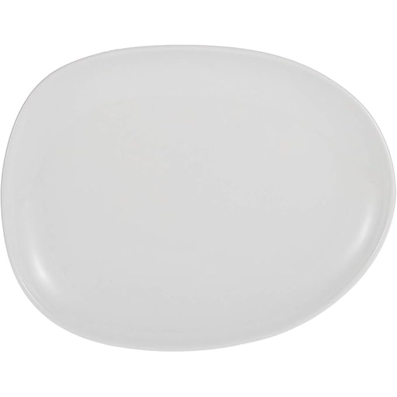 Symphony White Pebble Serving Platter, 218 x 172 20 cm