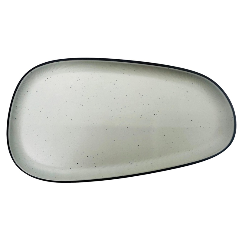 YONG SHENG Melamine Plate 22.5cm*12.5cm*1.5cm, Brown